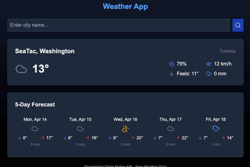 Weather App